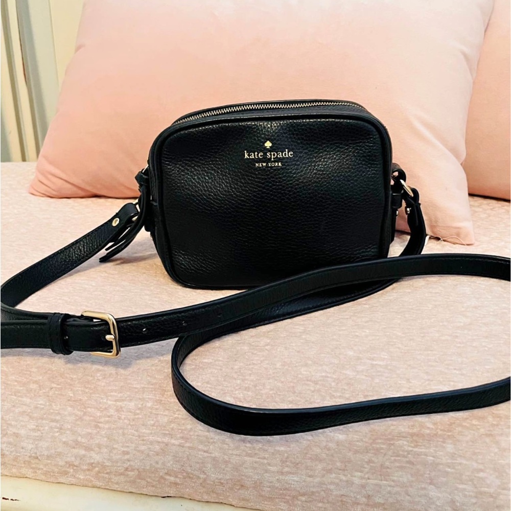 Kate Spade Black Crossbody Bag Classic Designer Purse